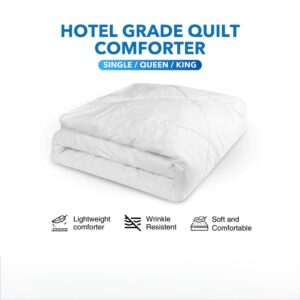 Hotel Grade Quilts Comforter Microfibre Fabric Blanket Quilt Insert