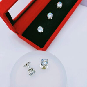 Butang Baju Melayu 8mm Premium Butang Batu Zircon
